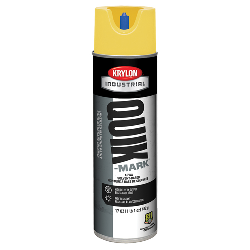 Industrial Quik-Mark Solvent-Based Inverted Marking Paint, 17 oz., Aerosol Can Seagulf Marine Industries Inc.