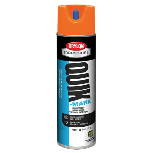 Peinture de marquage industrielle invers&eacute;e &agrave; base d'eau Quik-Mark, 17 oz, Canette a&eacute;rosol Seagulf Marine Industries Inc.
