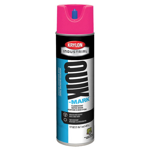 Peinture de marquage industrielle invers&eacute;e &agrave; base d'eau Quik-Mark, 17 oz, Canette a&eacute;rosol Seagulf Marine Industries Inc.