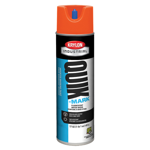 Peinture de marquage industrielle invers&eacute;e &agrave; base d'eau Quik-Mark, 17 oz, Canette a&eacute;rosol Seagulf Marine Industries Inc.