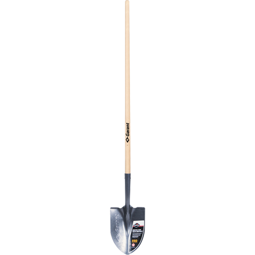 Pelle ronde Pro, Lame Acier durci, Bois, Manche Droit Seagulf Marine Industries Inc.