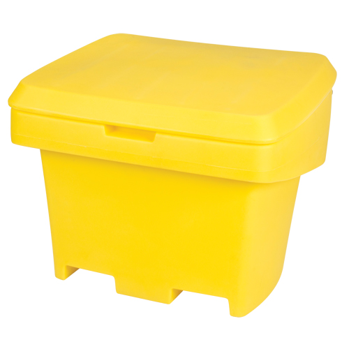 Contenant de rangement robuste pour l'ext&eacute;rieure pour sel et sable, 30" x 24" x 24", 5,5 pi³, Jaune Seagulf Marine Industries Inc.