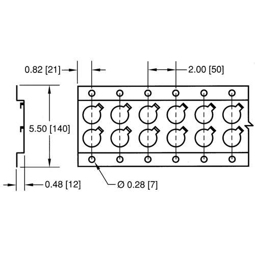 Rails logistiques-Rail horizontal de s&eacute;rie E Seagulf Marine Industries Inc.