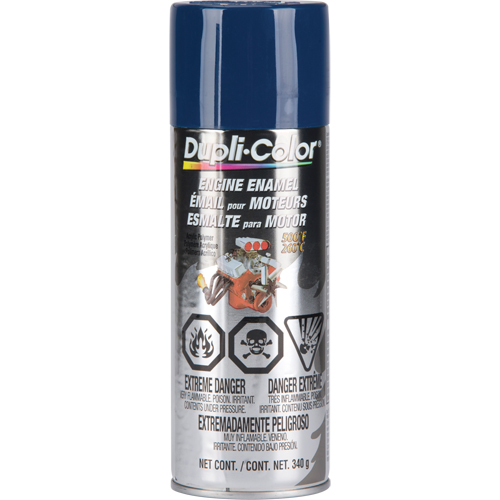 Engine Enamel Paint with Ceramic, Ford Blue, Gloss, 12 oz., Aerosol Can Seagulf Marine Industries Inc.