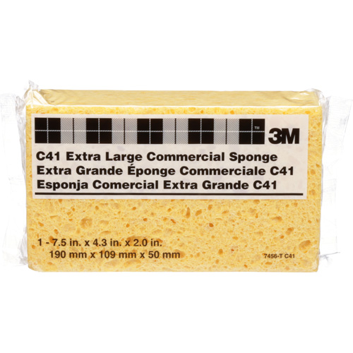 Commercial Size Sponge, Cellulose, 4-1/2" W x 7-1/2" L Seagulf Marine Industries Inc.