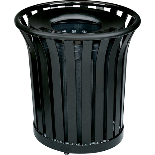 Americana Series Open-Top Waste Receptacle, Steel, 36 US gal. Seagulf Marine Industries Inc.