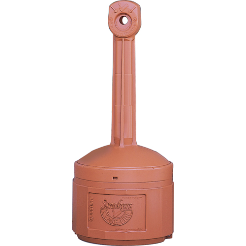 Cendriers Smoker's Cease-Fire, Sur pied, Plastique, Capacit&eacute; 4 gal. US, Hauteur 38-1/2" Seagulf Marine Industries Inc.