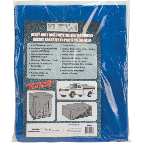 Tarp, Standard Duty, Blue, 7' x 5' x 4 mils Seagulf Marine Industries Inc.
