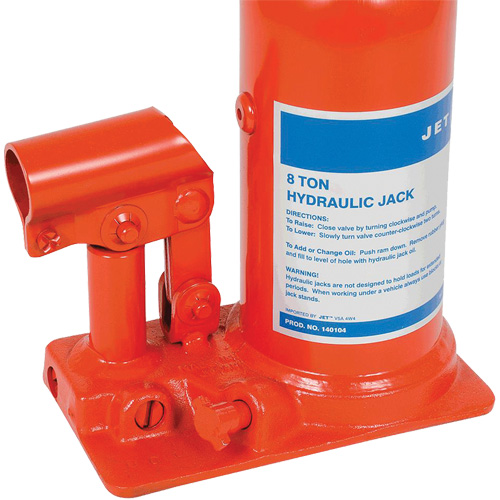 JHJ-8 Crics &agrave; bouteille pour usage tr&egrave;s intensif, 8 tonne(s), 15-3/8" Hauteur &eacute;lev&eacute;e Seagulf Marine Industries Inc.