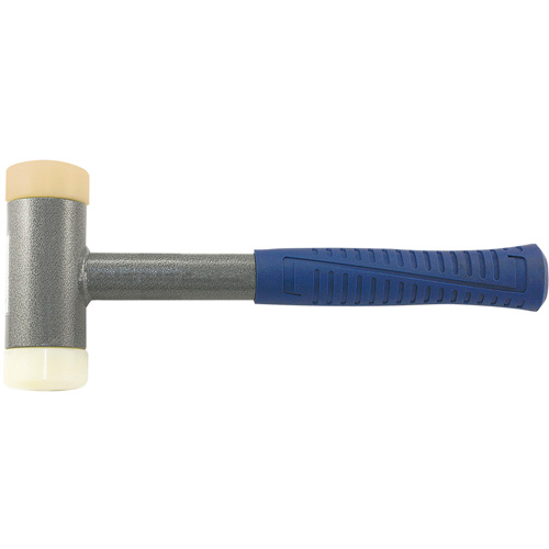 Heavy-Duty Soft-Face Dead Blow Hammer, 2.25 lbs. Head Weight, Polyurethane Face, Tubular Steel Handle Seagulf Marine Industries Inc.