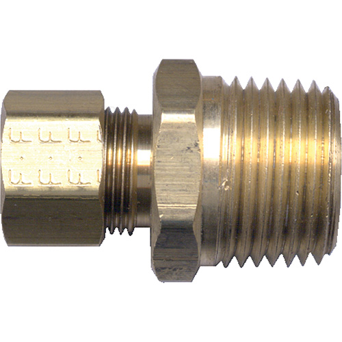 Raccord m&acirc;le de tuyau, 3/16" x 1/8" dia., Laiton Seagulf Marine Industries Inc.