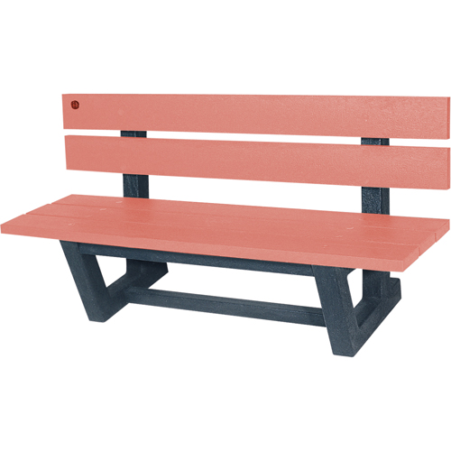 Bancs de parc d'ext&eacute;rieur, Plastique recycl&eacute;, 72" lo x 23-3/16" la x 29-13/16" h, S&eacute;quoia Seagulf Marine Industries Inc.