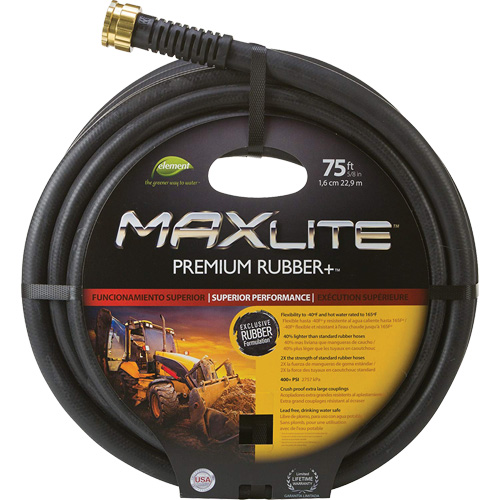 Boyaux pour usage commercial, Caoutchouc, 5/8" dia x 75' Seagulf Marine Industries Inc.