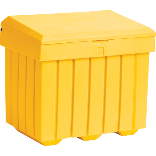 Conteneur d'entreposage &eacute;conomique pour sel/sable, 32" x 23" x 27-1/2", 10 pi³, Jaune Seagulf Marine Industries Inc.