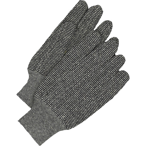 Gants en jersey classiques, Taille unique, Poivre et sel, Non doubl&eacute;, Poignet en tricot Seagulf Marine Industries Inc.