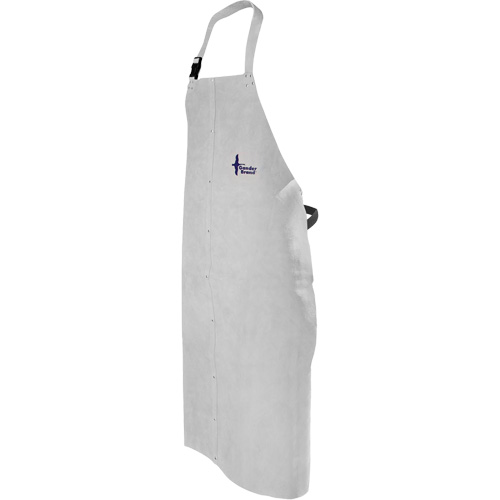 Tablier de soudage en cuir, Salopette, 52" lo, Gris perle Seagulf Marine Industries Inc.