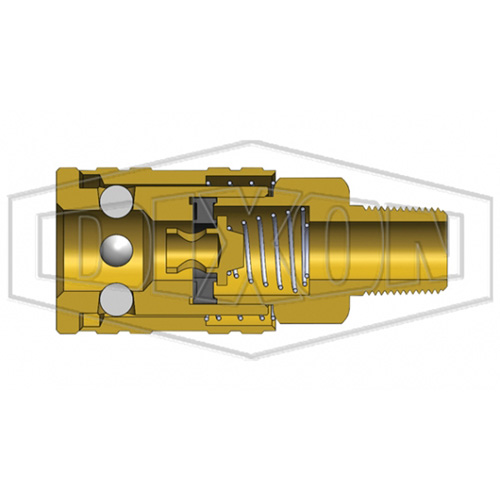 Coupleur pneumatique manuel ARO de s&eacute;rie M, 1/4" Seagulf Marine Industries Inc.