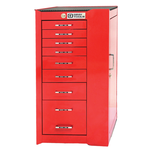 PRO+ Series Roller Cabinet, 8 Drawers, 19" W x 19" D x 36-1/2" H, Red Seagulf Marine Industries Inc.