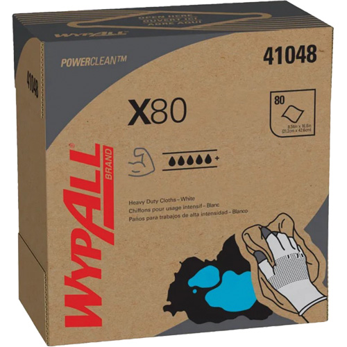 Chiffons &agrave; usage prolong&eacute; X80 WypAll, Robuste, 16-4/5" lo x 9" la Seagulf Marine Industries Inc.