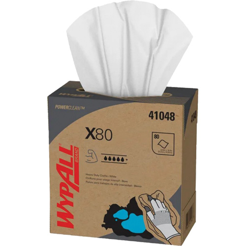 Chiffons &agrave; usage prolong&eacute; X80 WypAll, Robuste, 16-4/5" lo x 9" la Seagulf Marine Industries Inc.
