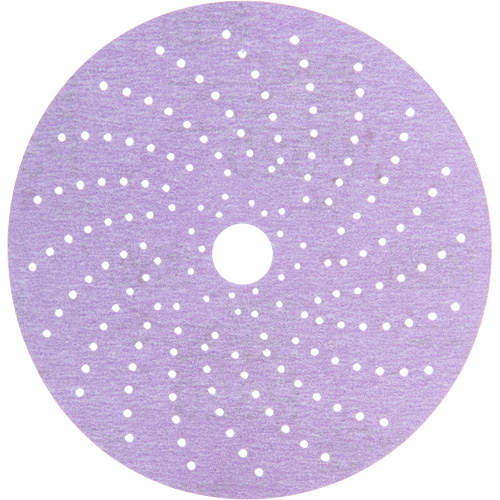 Hookit Purple Clean Sanding Disc, 6" Dia., 320+ Grit, Aluminum Oxide Seagulf Marine Industries Inc.