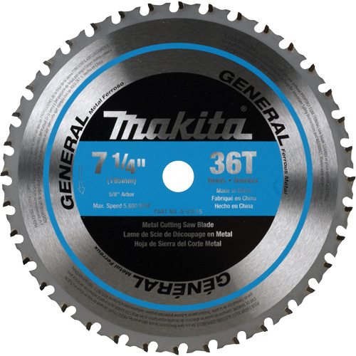 Lame de scie &agrave; pointes au CERMET, 7-1/4", 36 dents, Pour M&eacute;tal Seagulf Marine Industries Inc.