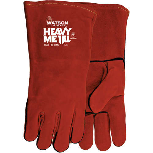 Gants de soudage Fire Brand, Cuir de vache refendu, Taille Taille unique Seagulf Marine Industries Inc.