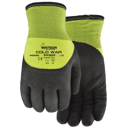 Stealth Cold War Thermal Gloves, Large, Foam Nitrile Coating Seagulf Marine Industries Inc.
