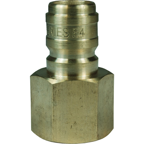 Bouchon d'interconnecteur &agrave; passage direct DQC de s&eacute;rie E, Laiton, 3/4", NPTF femelle, 1700 PSI Seagulf Marine Industries Inc.
