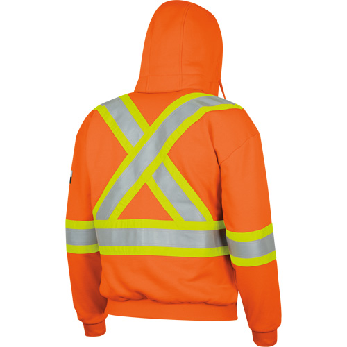 338SF Capuche &agrave; fermeture &eacute;clair ignifug&eacute;e, Hommes, T-Grand, Orange haute visibilit&eacute;, 22 cal/cm² Seagulf Marine Industries Inc.
