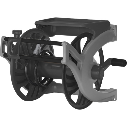 Deluxe Wall-Mount Hose Reel, 225', Aluminum/Poly-Plastic Seagulf Marine Industries Inc.