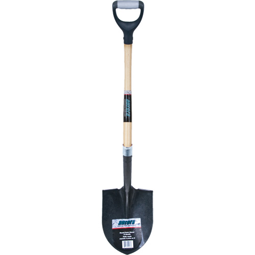 Pelle ronde robuste, Lame Acier au carbone, Bois dur, Manche Prise en D Seagulf Marine Industries Inc.