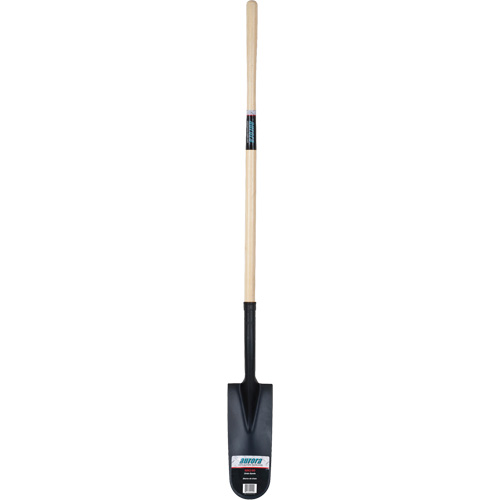 Pelle &agrave; drain robuste, Acier au carbone, Lame 16" x 6", 45" lo, Manche Droit Seagulf Marine Industries Inc.