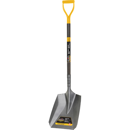 Serrated Snow Shovel, Tempered Steel Blade, 11-7/10" Wide, D-Grip Handle Seagulf Marine Industries Inc.