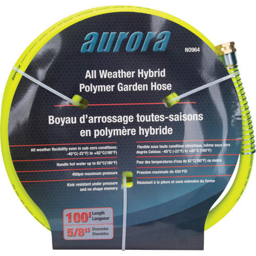 Hybrid Garden Hose, Copolymer, 5/8" dia. x 100' Seagulf Marine Industries Inc.