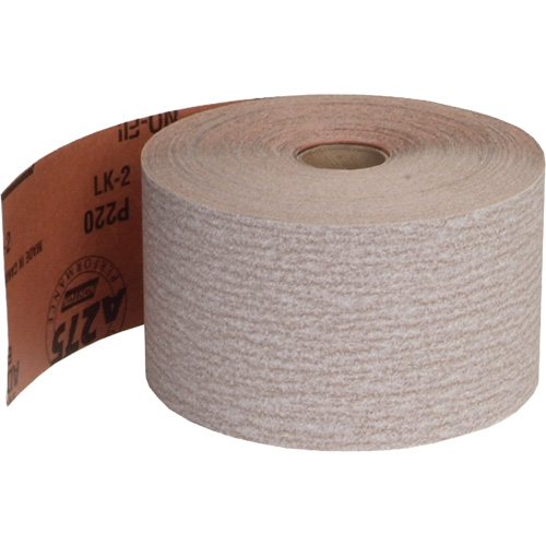 Abrasive No-Fil PSA Paper Roll, Aluminum Oxide, 2-3/4" W x 135' L, 220 Grit Seagulf Marine Industries Inc.