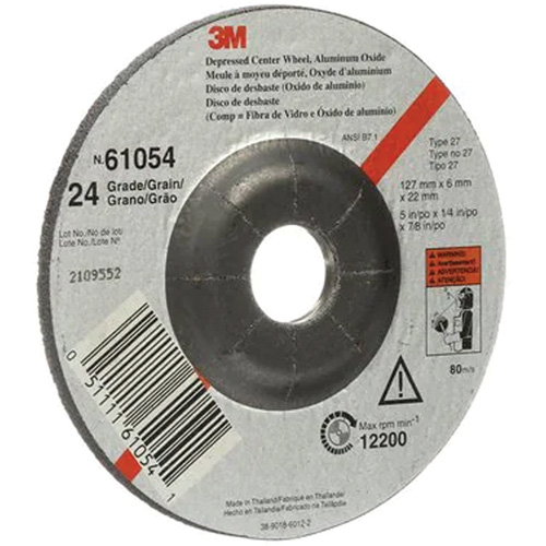 Depressed Centre Grinding Wheel, 5" x 27, Aluminum Oxide Seagulf Marine Industries Inc.