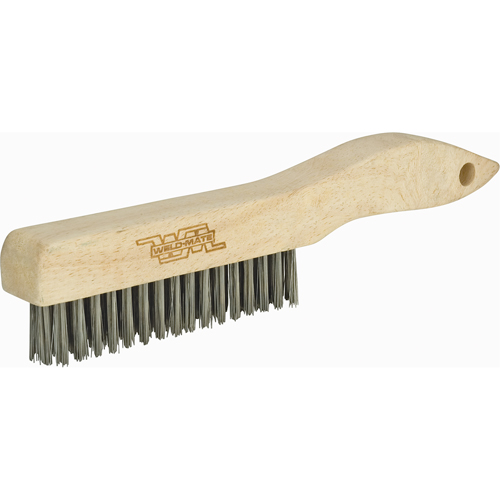 Brosses &agrave; gratter industrielles &agrave; manche en patin, Acier au carbone, 3 x 16 rangs de fils, Longueur 10-1/2" Seagulf Marine Industries Inc.