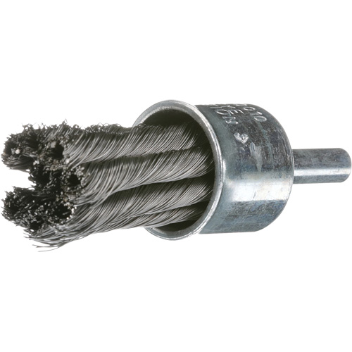 Knot Wire End Brush, 1" Dia., 0.02" Wire Dia., 1/4" Shank Seagulf Marine Industries Inc.