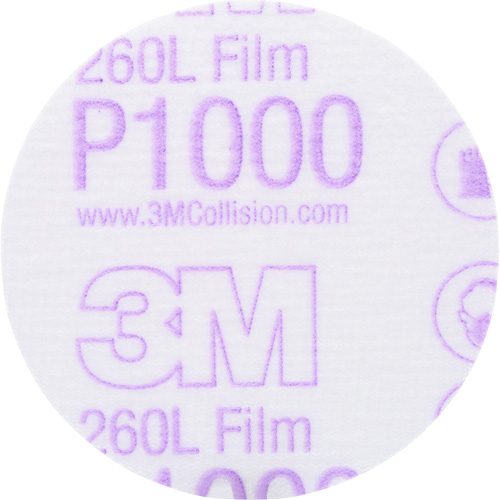 Disque dor&eacute; Hookit, dia 3", Grain P1000, Oxyde d'aluminium, Poids C Seagulf Marine Industries Inc.