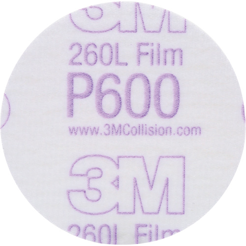 Disque dor&eacute; Hookit, dia 3", Grain P600, Oxyde d'aluminium, Poids C Seagulf Marine Industries Inc.