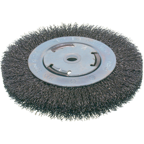 Economy Crimped Wire Wheel Brushes - Medium Face, 7" Dia., 0.014 Fill, 2" Arbor Seagulf Marine Industries Inc.