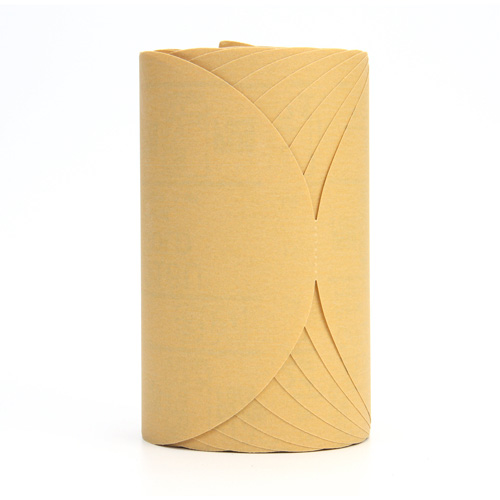 Stikit 216U Gold Paper Disc Roll, 6" Dia., P320 Grit, Aluminum Oxide Seagulf Marine Industries Inc.