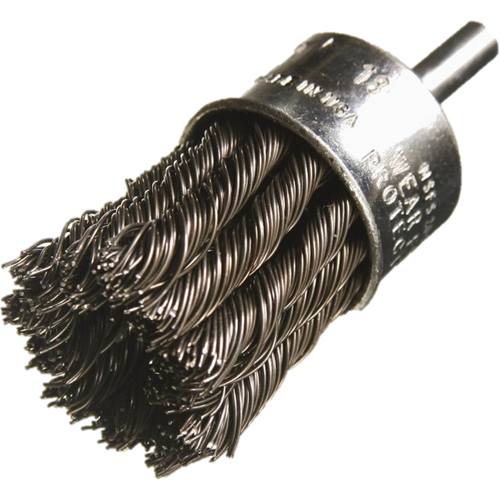 Knotted Wire End Brushes, 1/2" Dia., 0.014" Wire Dia., 1/4" Shank Seagulf Marine Industries Inc.