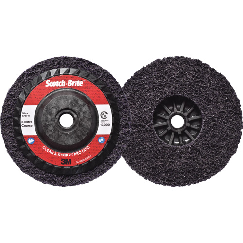 Scotch-Brite Clean & Strip XT Pro Disc, 5" Dia., Extra Coarse Grit, Silicon Carbide Seagulf Marine Industries Inc.