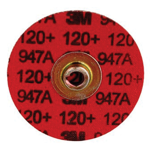 Disque &agrave; bordure durable Cubitron II Roloc, 3" dia., Grain 120+, C&eacute;ramique Seagulf Marine Industries Inc.