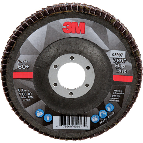 Disque &agrave; lamelles &agrave; changement rapide 769F, 4-1/2" x 7/8", Type 29, Grain 60+, C&eacute;ramique Seagulf Marine Industries Inc.