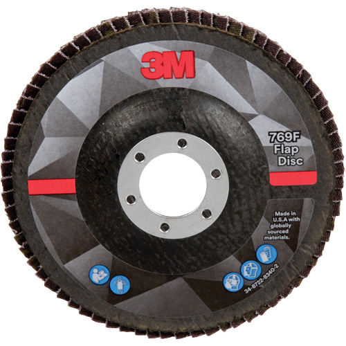 Disque &agrave; lamelles &agrave; changement rapide 769F, 5" x 7/8", Type 27, Grain 40+, C&eacute;ramique Seagulf Marine Industries Inc.