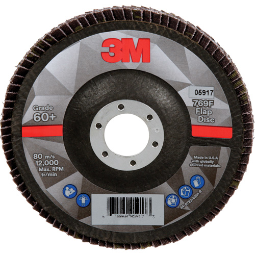 769F Quick Change Flap Disc, 5" x 7/8", Type 29, 60+ Grit, Ceramic Seagulf Marine Industries Inc.