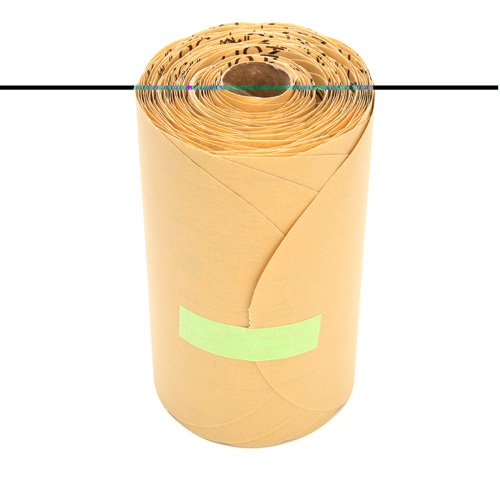 Stikit Gold Paper 216U Disc Roll, Aluminum Oxide, 6" W x 87' L, P400 Grit Seagulf Marine Industries Inc.